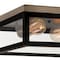 Globe Electric Globe Electric Verona 5.12 in. H X 13 in. W X 13 in. L Dark Bronze Ceiling Light 65919 - alternate 2